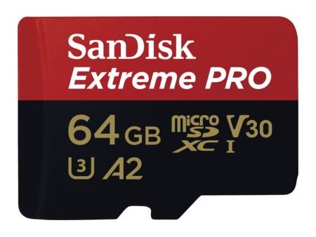 Extreme PRO microSDXC 64GB  SD Adapter  2 years RescuePRO